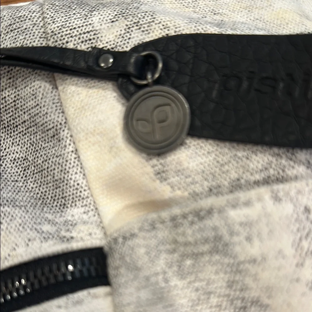 Two-Tone Black and Marble Pistil  Tote Bag - Picture 2 of 8